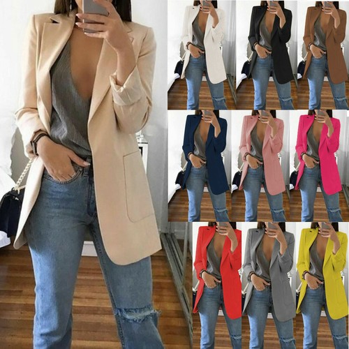 Longline blazer women suit - blazer,
