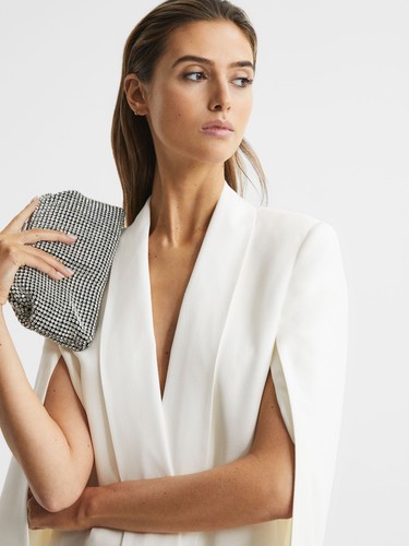 Reiss yana smoking cape blazer - reiss,