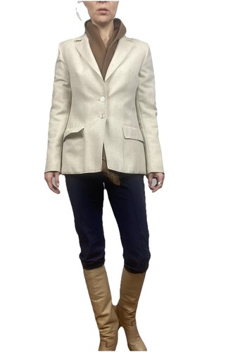 Vintage cream blazer - vintage,