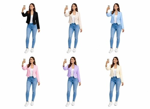 Damen blazer cropped - damen, jacke