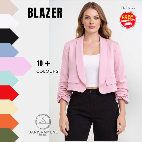 Damen geraffte ärmel cropped - Ärmel,