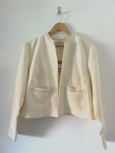 Boden blazer jacke creme - jacke,